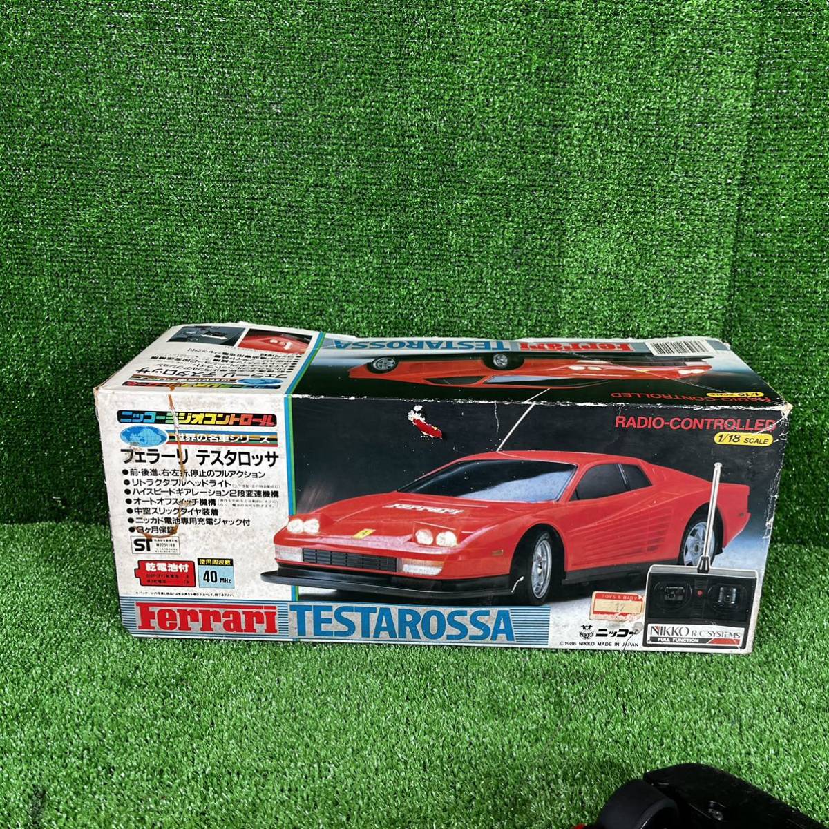 3-593】NIKKO ニッコーラジコン FERRARI TESTAROSSA フェラーリ 3-593】NIKKO ニッコーラジコン FERRARI TESTAROSSA フェラーリ