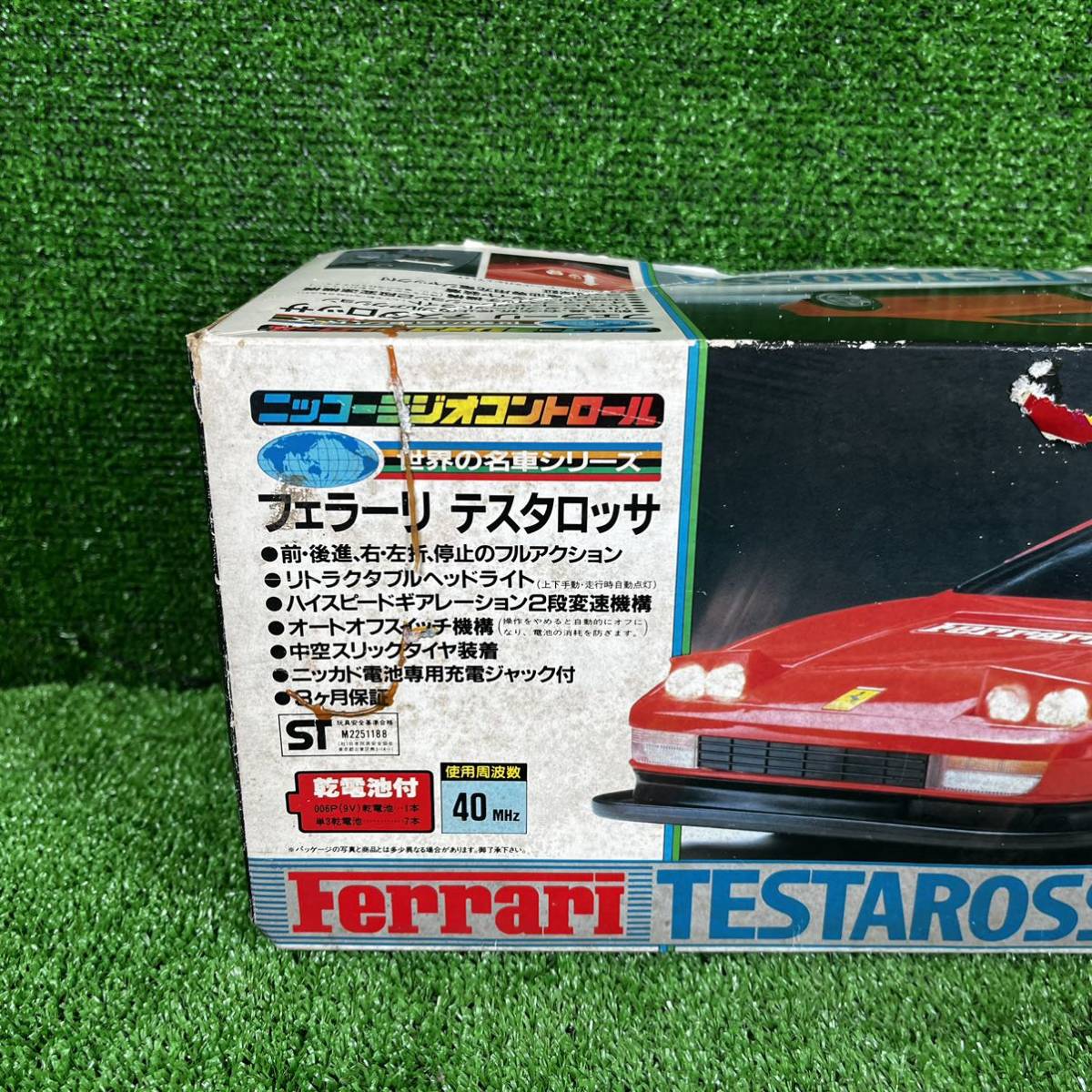 3-593】NIKKO ニッコーラジコン FERRARI TESTAROSSA フェラーリ 3-593】NIKKO ニッコーラジコン FERRARI TESTAROSSA フェラーリ