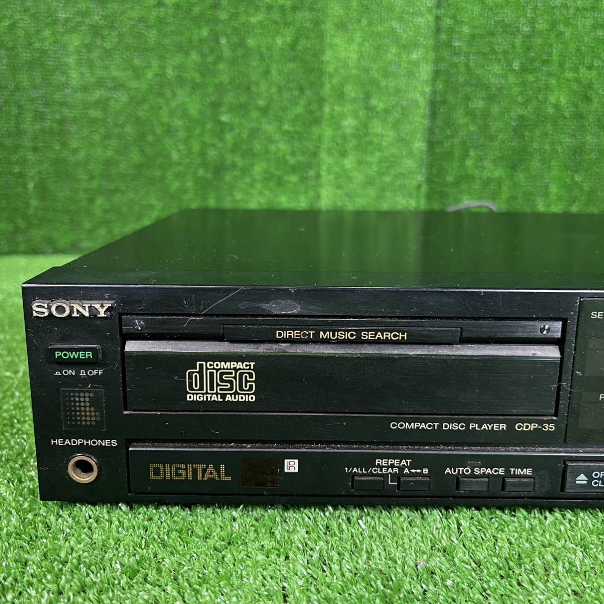 5-442】SONY ソニー コンパクトディスクプレーヤー CDP-35 レトロ CDプレーヤーの画像2