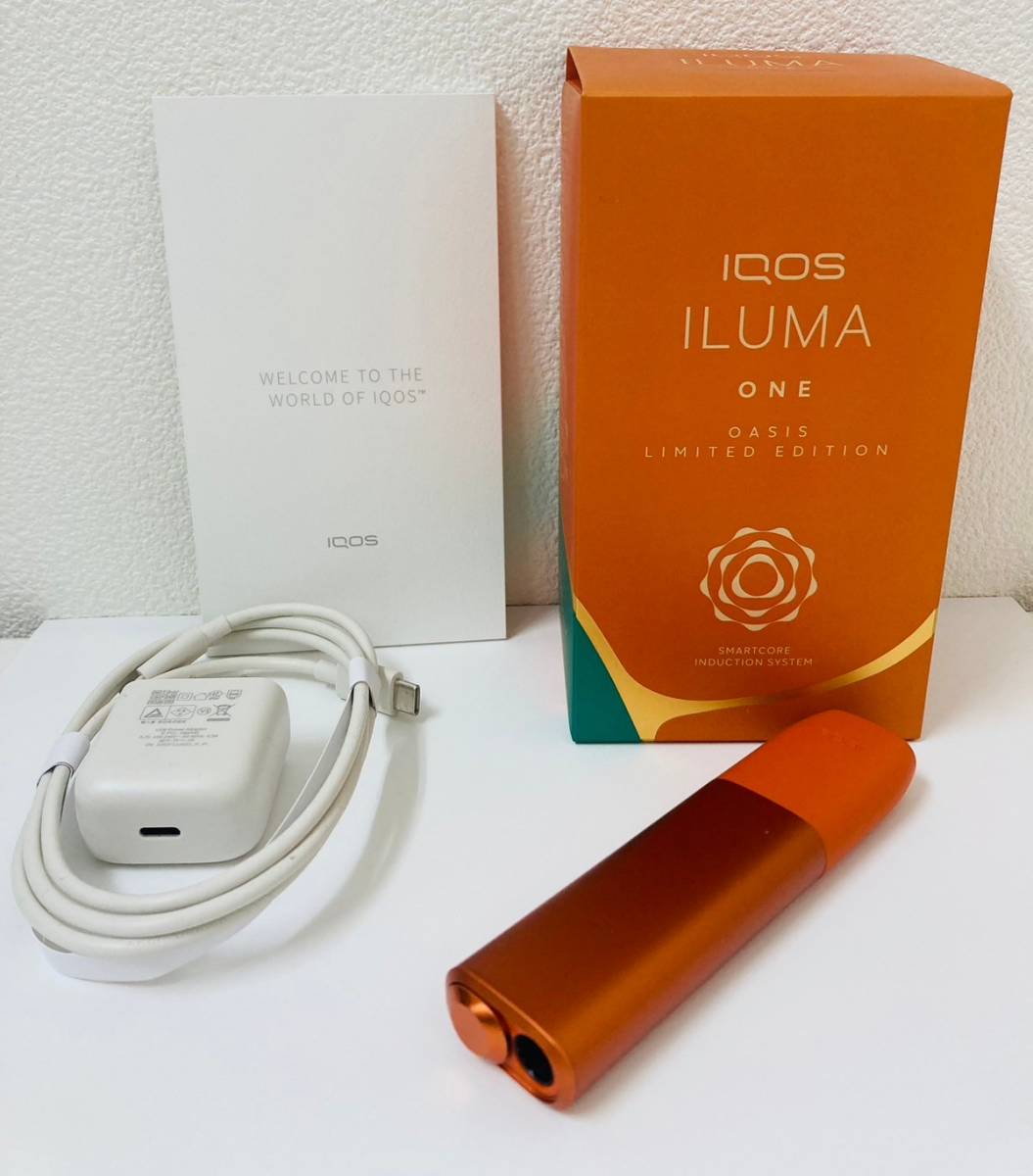 ☆F263■IQOS ILUMA ONE OASIS LIMITED EDITION 限定カラー M0004 アイコス イルマ ワン オアシス リミテッド　電子タバコ_画像1