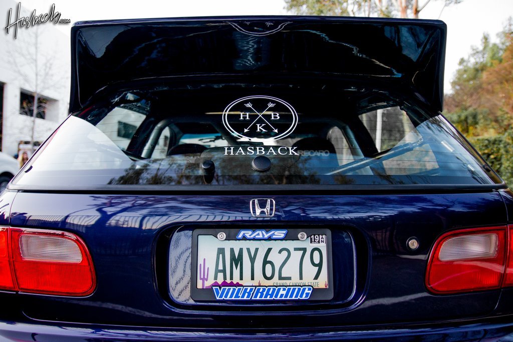 2 шт. комплект HASBACK - s задний рамка для номера Civic Integra CR-X NSX S2000 Honda Acura USDM