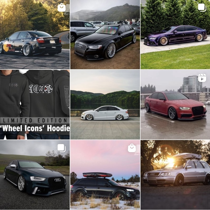 Audizine.com ステッカー　オーバル　★パール★小★　 USDM AUDI アウディジン_画像4