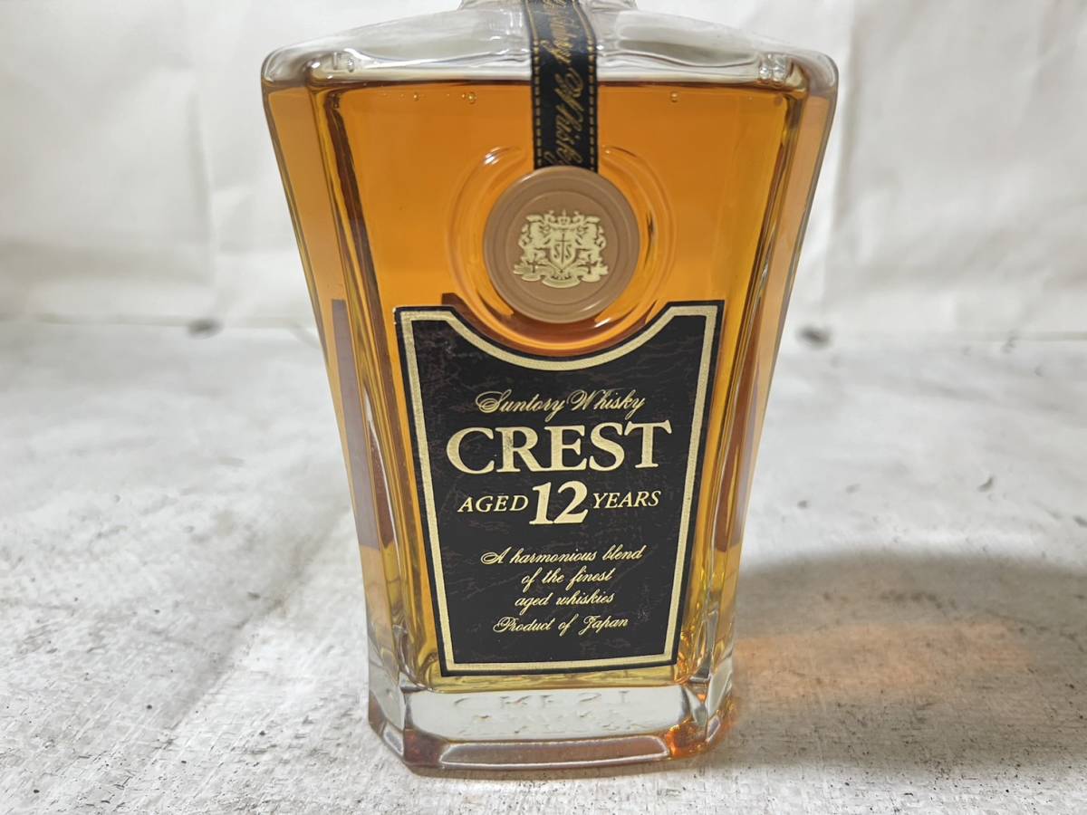 サントリー　ウイスキー　CREST　クレスト　12年　700ML　未開栓　古酒　SUNTORY　whisky　楽55_画像2