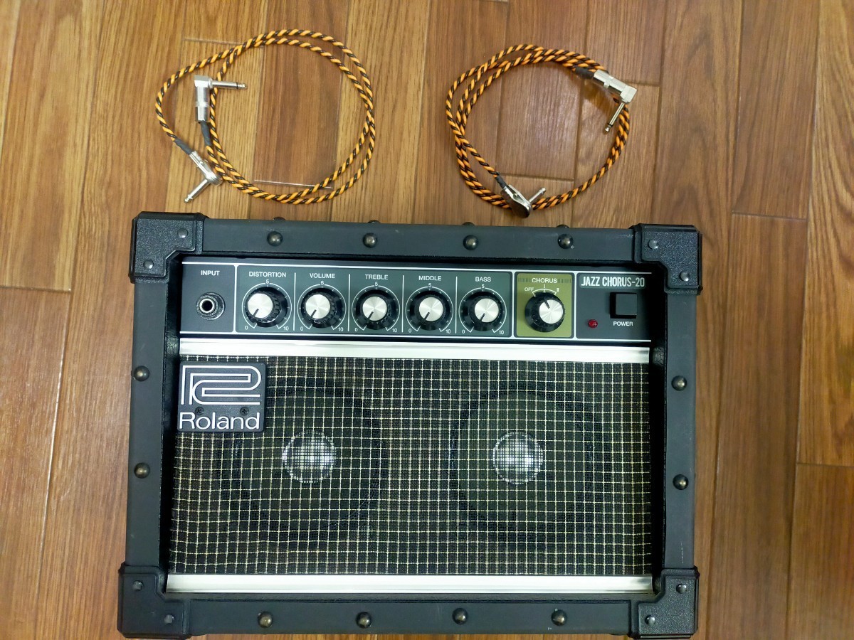 中古良品　ROLAND JC-20 日本製　MOD ウミヘビケーブル付き_画像1