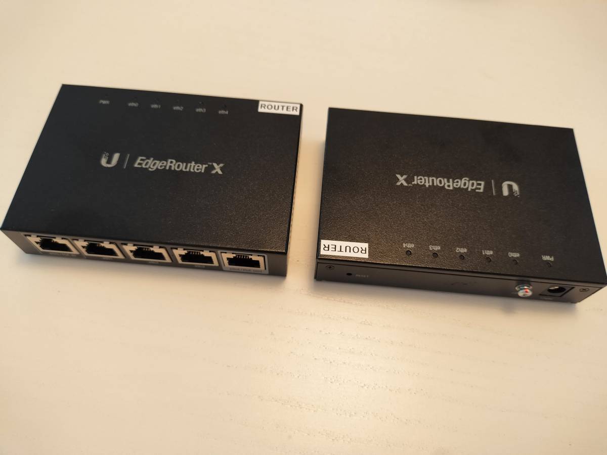【1個】Ubiquiti（ユビキティ） Networks Edgerouter X ER-X 5 ポート ギガビット ルーター (PassivePoE 搭載) UBIQUITI NETWORKS ER-Xの画像1