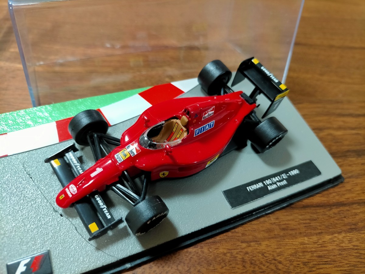 【送料無料・希少】アシェットフェラーリF1コレクション(1/43) F1-90,641/2(1990)A.プロストデアゴスティーニ台座換装タバコデカールixo _画像1