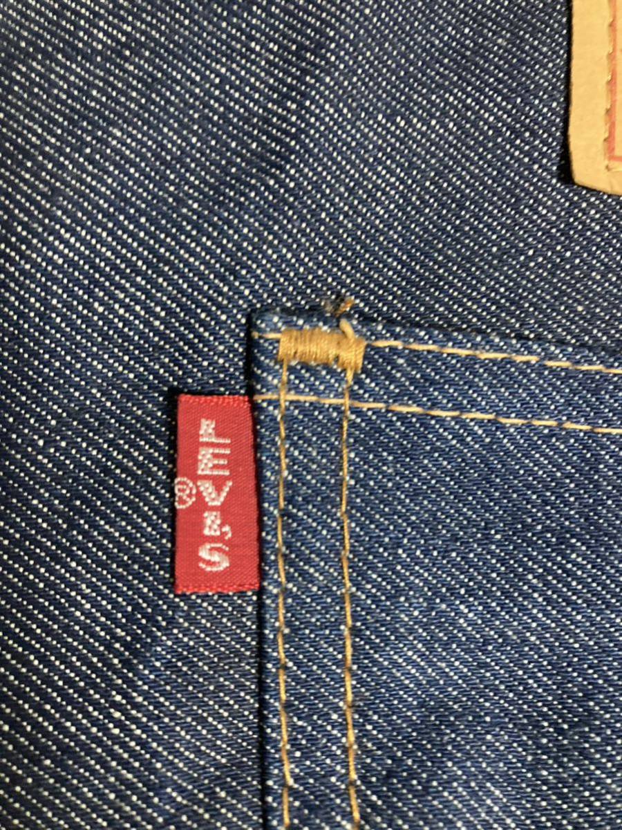 70s Levi's 501 Denim shoulder bag Vintage red tabBIGE single Levi\'\'s Vintage 70 period Bick E shoulder bag 
