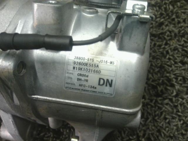 Ｎ－ＢＯＸ 6BA-JF3 エアコンコンプレッサー_画像2