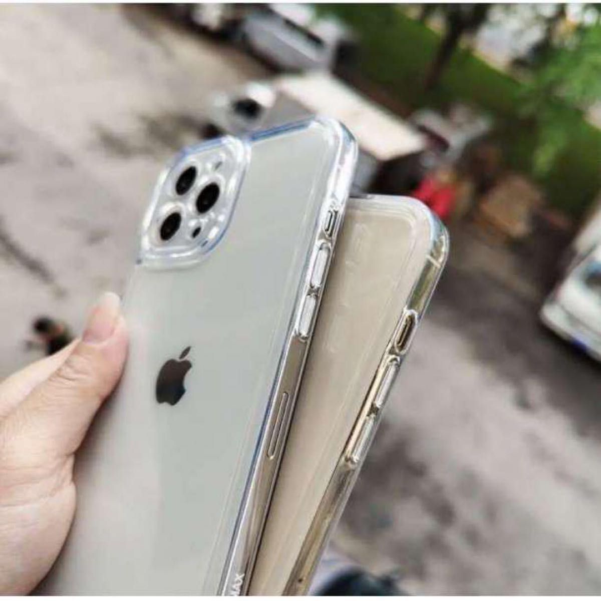 iPhone スマホケース クリア TPU素材 耐衝撃 韓国 トレカ オシャレ　iPhone14ProMax