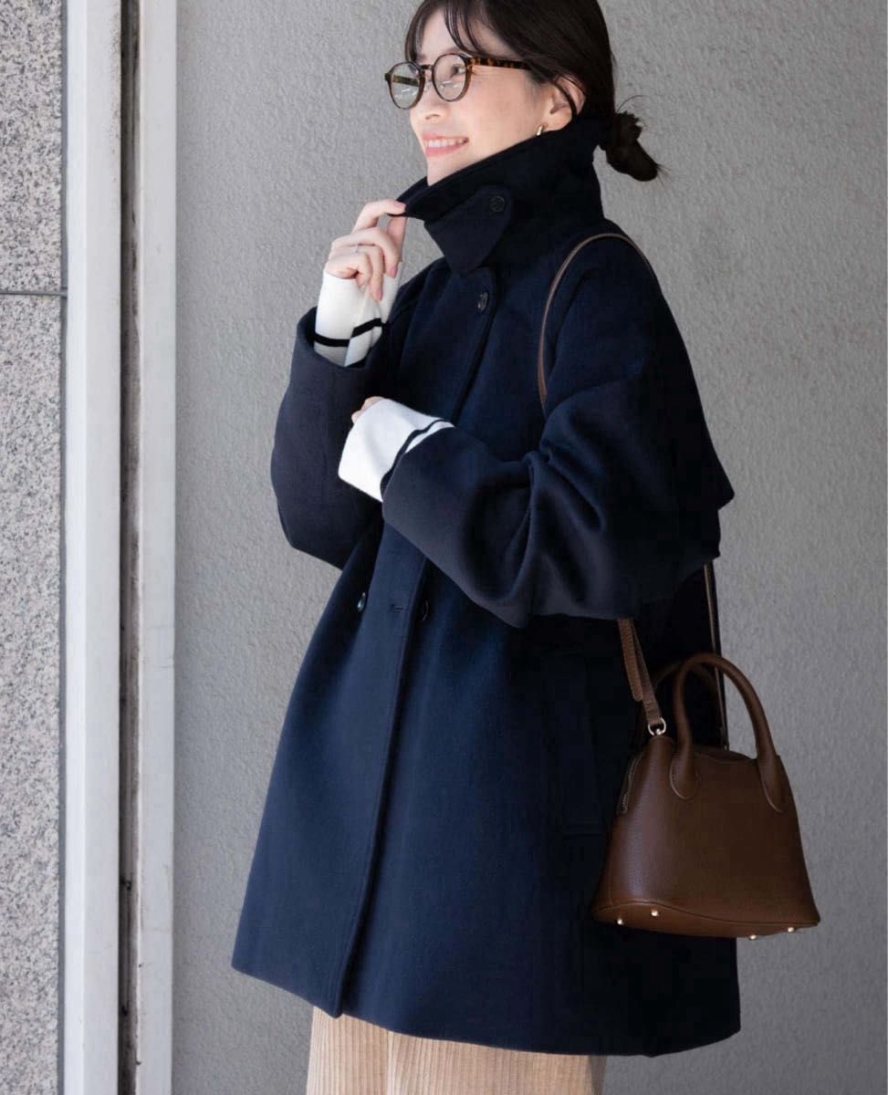 URBAN RESEARCH DOORS『URTECH』ミドル丈コートNAVY 新品タグ付 URBAN RESEARCH DOORS『URTECH』ミドル丈コートNAVY 新品タグ付