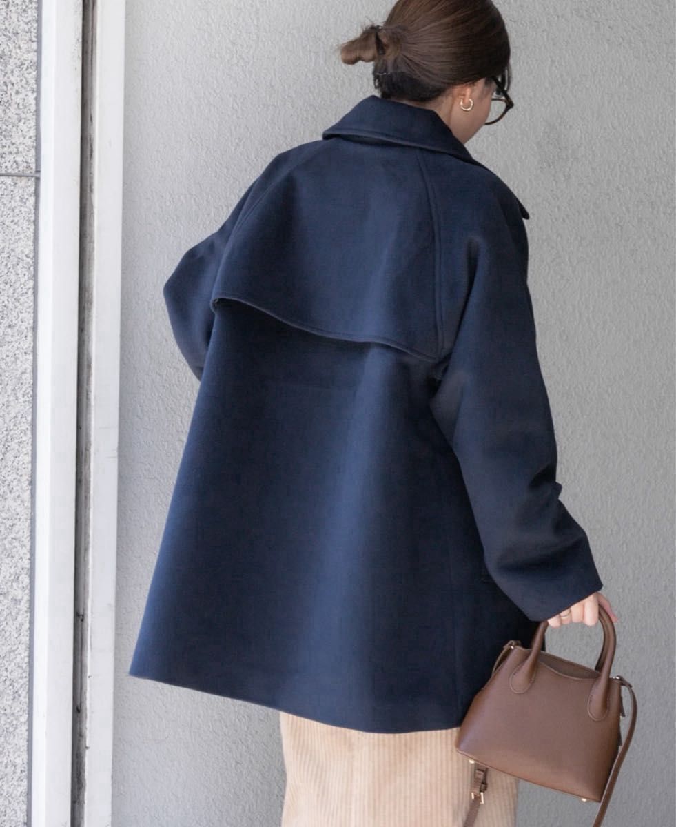 URBAN RESEARCH DOORS『URTECH』ミドル丈コートNAVY 新品タグ付 URBAN RESEARCH DOORS『URTECH』ミドル丈コートNAVY 新品タグ付