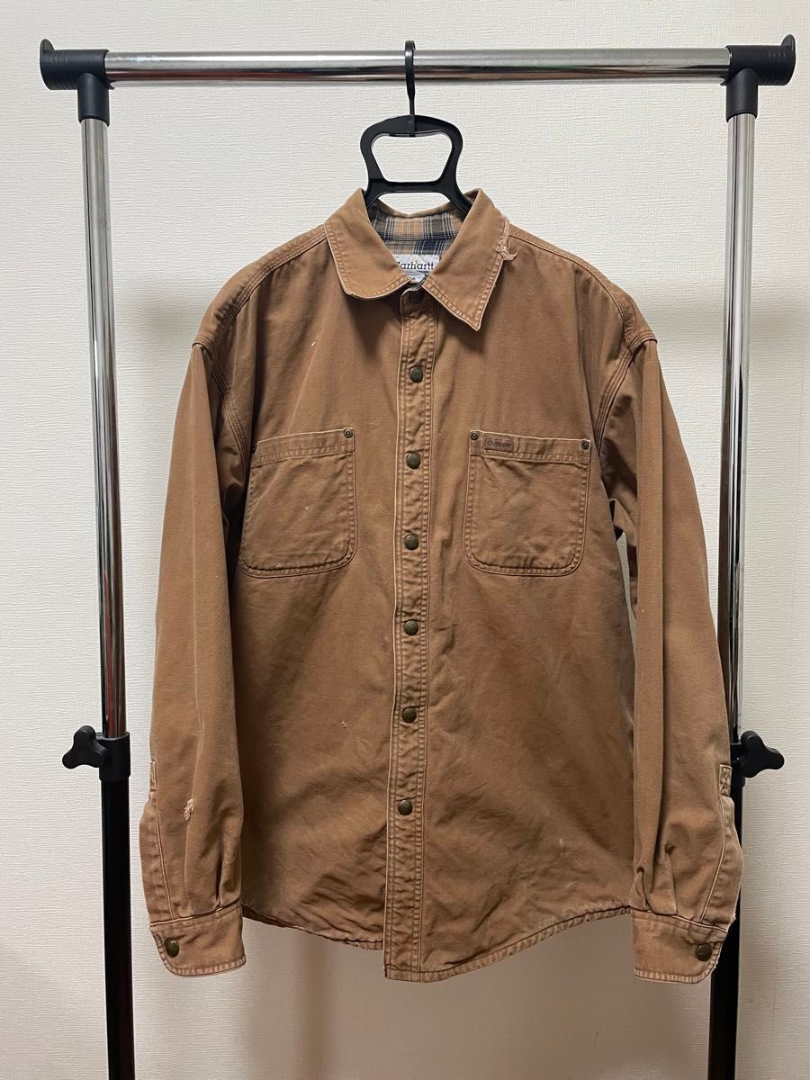 carhartt  コットンジャケット　キャンバスシャツ　S96BRN