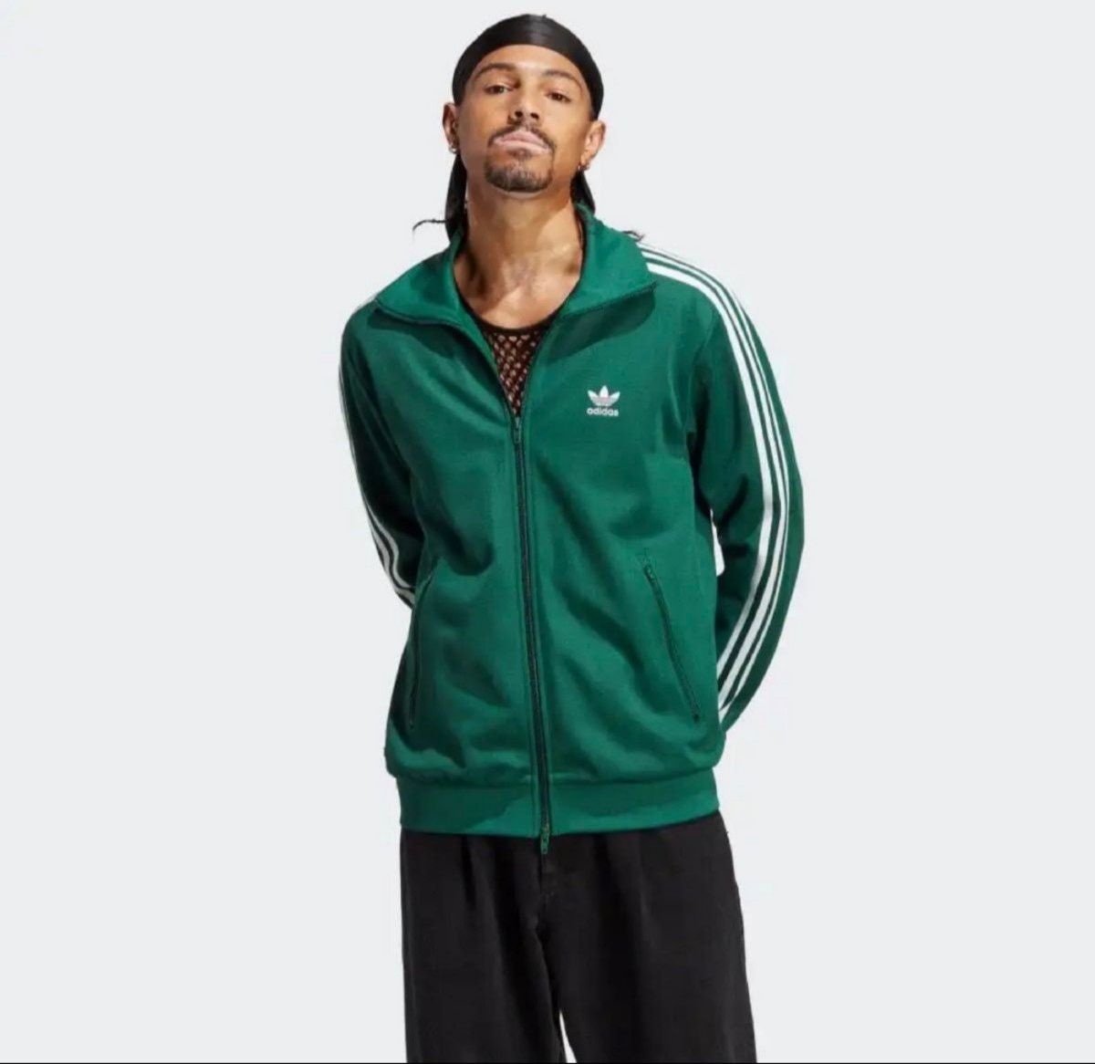 adidas トラックジャケット ベッケンバウアー ダークグリーン XL adidas トラックジャケット ベッケンバウアー ダークグリーン XL