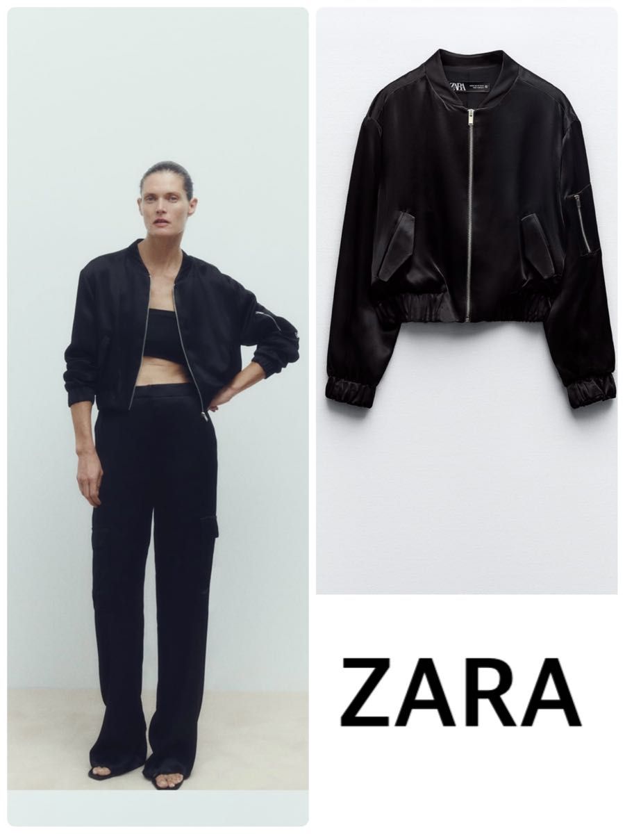 XS】サテン ボンバージャケット【ZARA】|Yahoo!フリマ(旧 XS】サテン ボンバージャケット【ZARA】|Yahoo!フリマ(旧