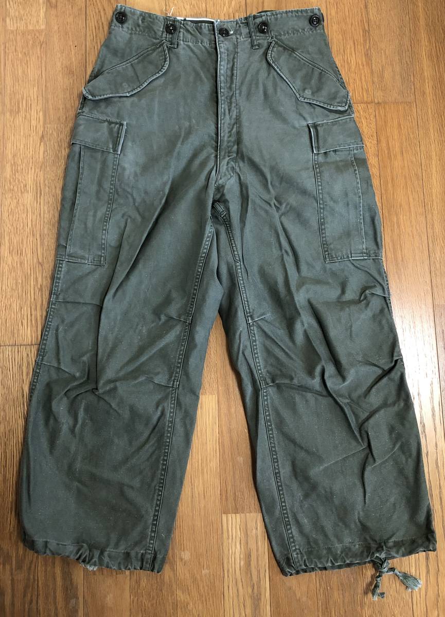 50s army M51 pants small short vintage usa Vintage America the US armed forces military M65 Jean grufa tea gnavy usafa usmc large war 