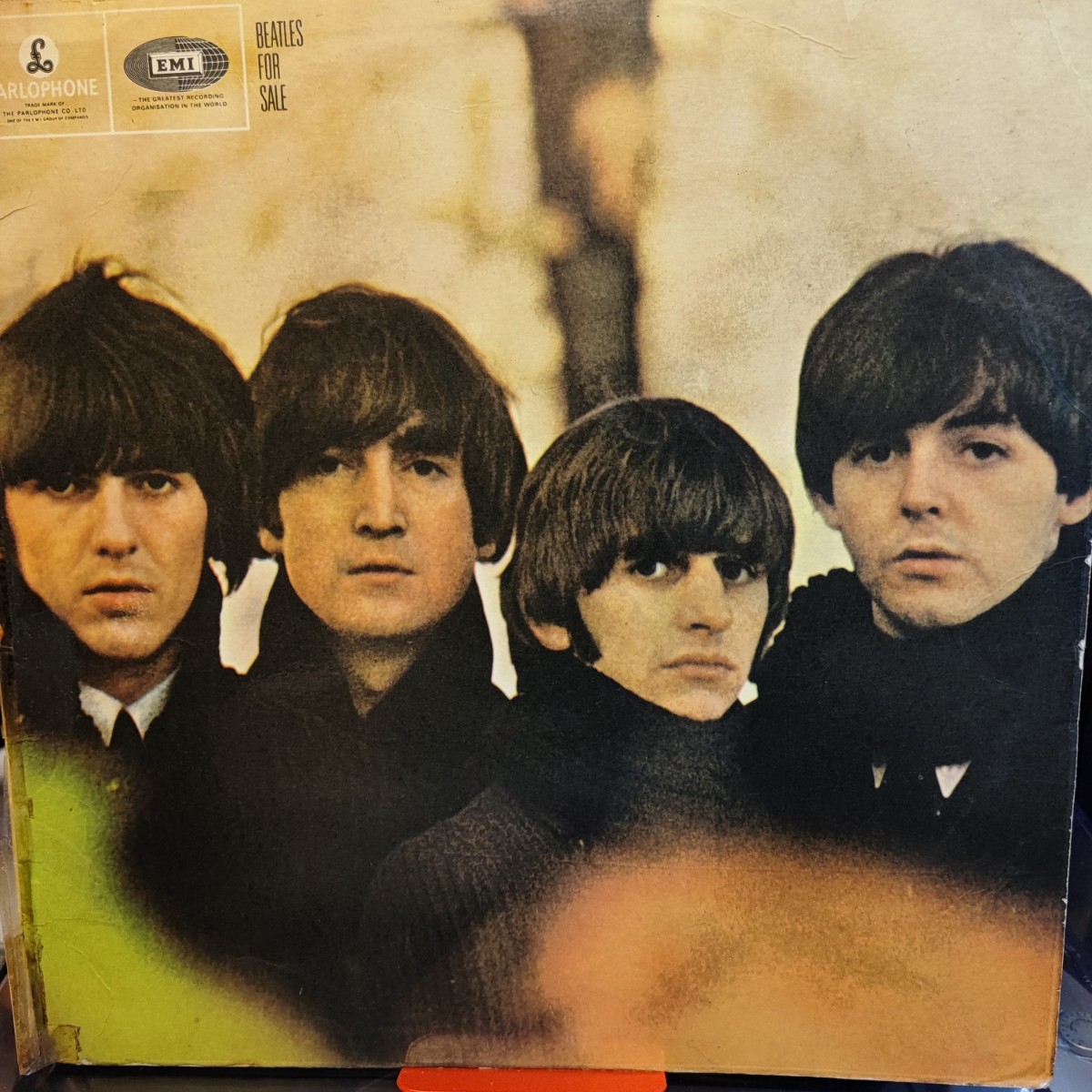 LP UK 4thPRESS The Beatles For Sale ビートルズ レアな1BOX EMI ! マト1/1GRAMOリム ジャケ補修あり 盤質はEX _画像1