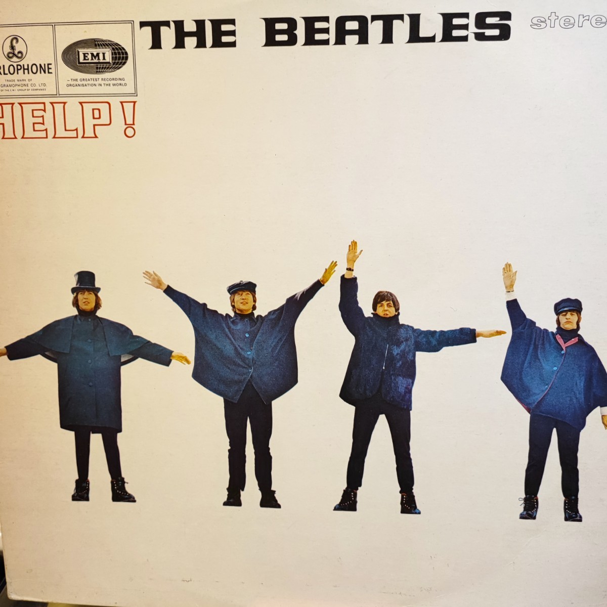 LP UK 2EMI BOX HELP The Beatles help Beatles ALL RIGHT RIM этикетка mato4/4 двусторонний HTM печать 