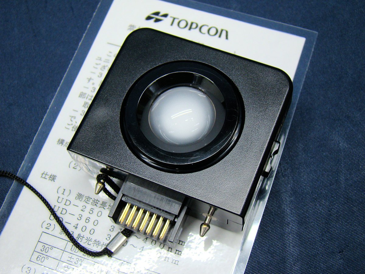 TOPCON トプコン UD-250 紫外線強度計 受光部 UVR300用 受光部:220～300nm UD250 中古_画像2