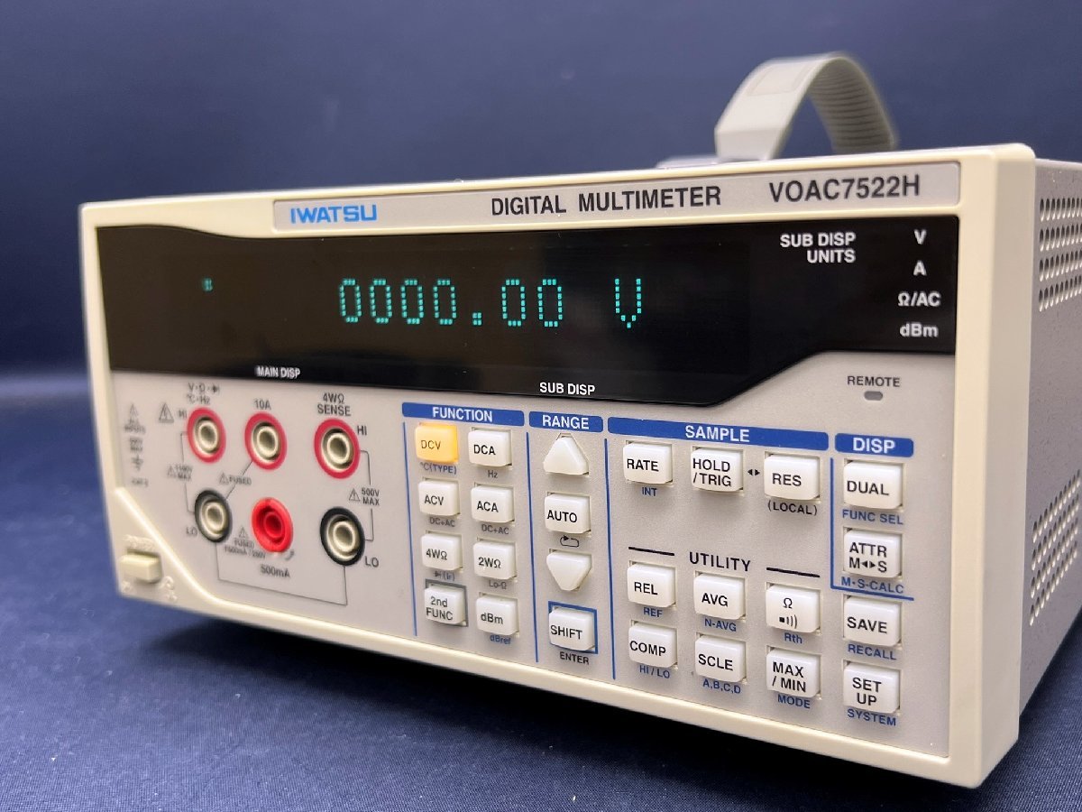 IWATSU/岩通 デジタル・マルチメータ VOAC7522H DIGITAL MULTIMETER_画像2