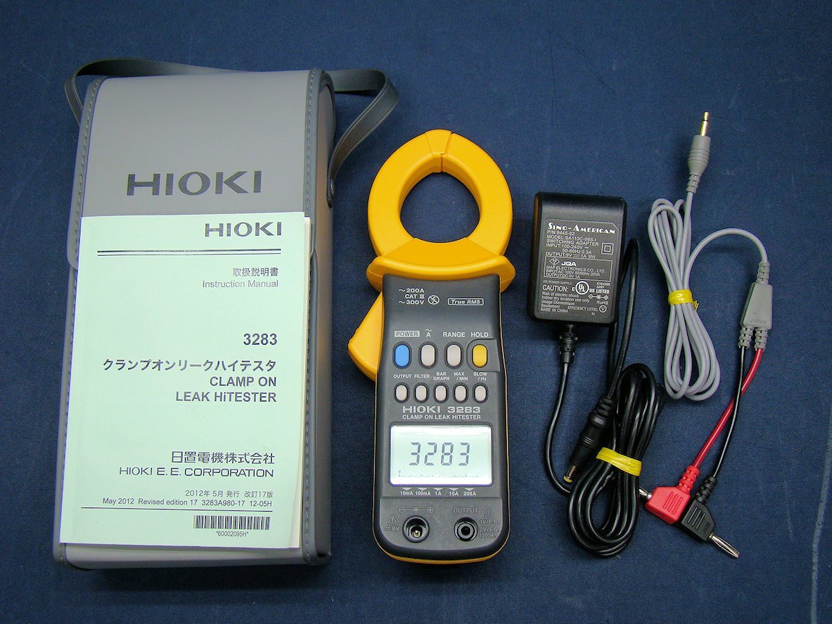 HIOKI 日置 3283 クランプオンリークハイテスタ 200A 電流計 中古_画像1