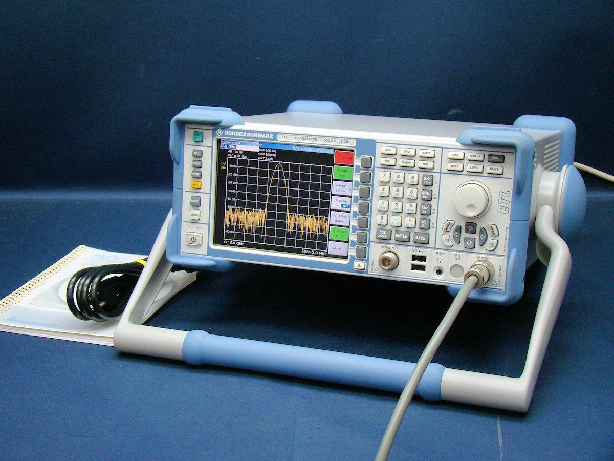 Rohde & Schwarz ETL TV信号解析器 スペクトラムアナライザ 500kHz～3GHz K208/K220/K240/K250/K251/K280/K340/B280/B281/B300 中古
