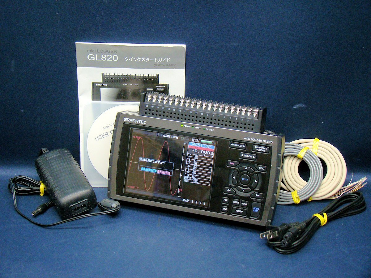 Yahoo!オークション - GRAPHTEC グラフテック GL820 ハンディ Yahoo!オークション - GRAPHTEC グラフテック GL820 ハンディ