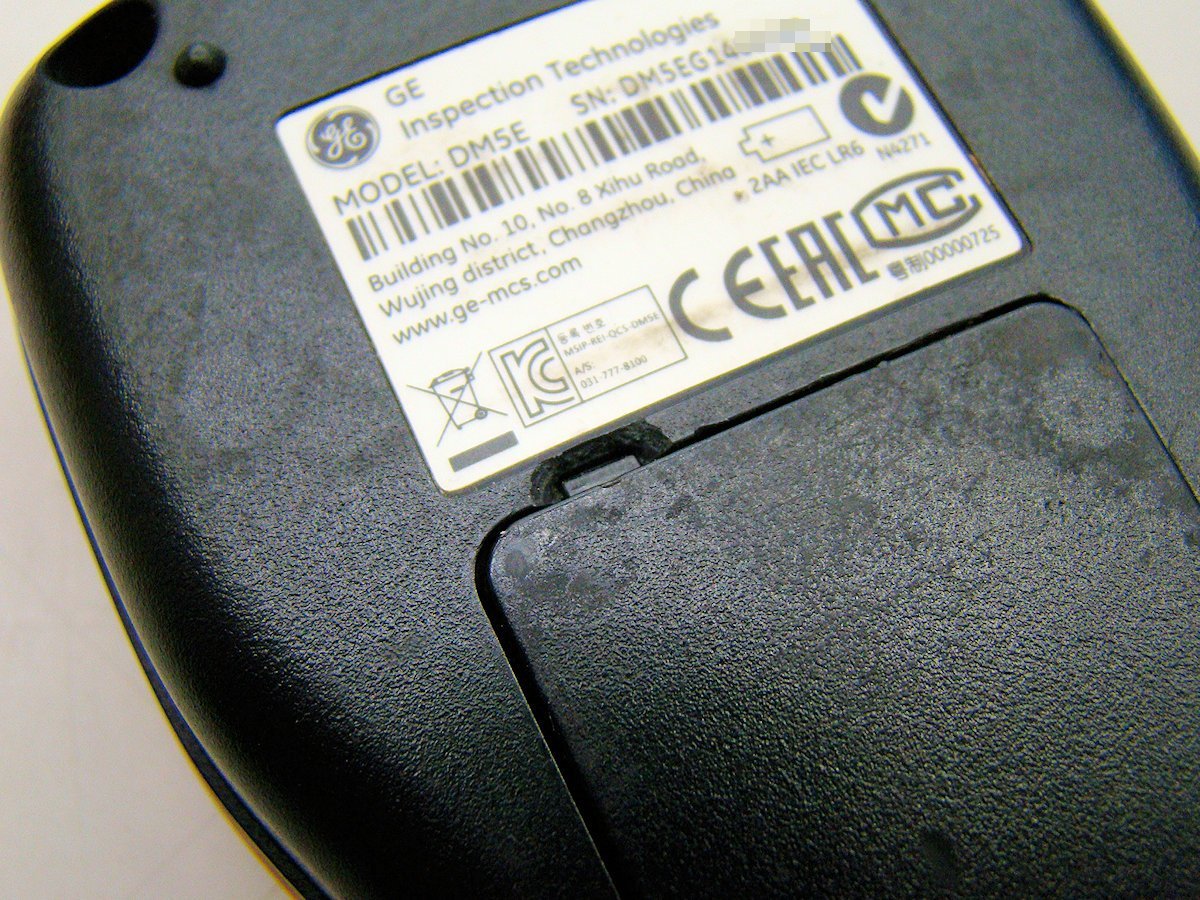 GE DM5EDL 超音波厚さ計 データロガー機能 DA512EN 0.6~60mm GE DM5EDL 超音波厚さ計 データロガー機能 DA512EN 0.6~60mm