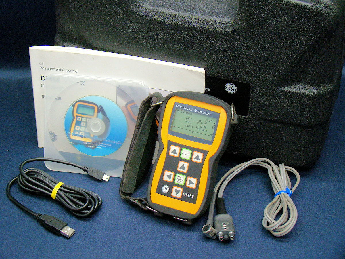 GE DM5EDL 超音波厚さ計 データロガー機能 DA512EN 0.6~60mm GE DM5EDL 超音波厚さ計 データロガー機能 DA512EN 0.6~60mm
