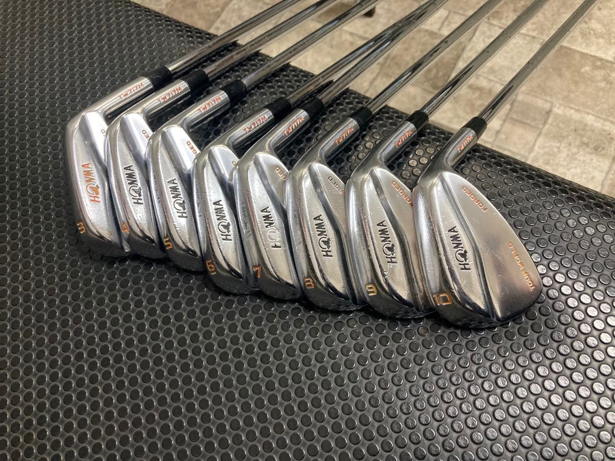 【週末値下げ】HONMA TW-717M 8本セットマッスルバックP〜3 ダイナミックゴールド　X100 激レア品