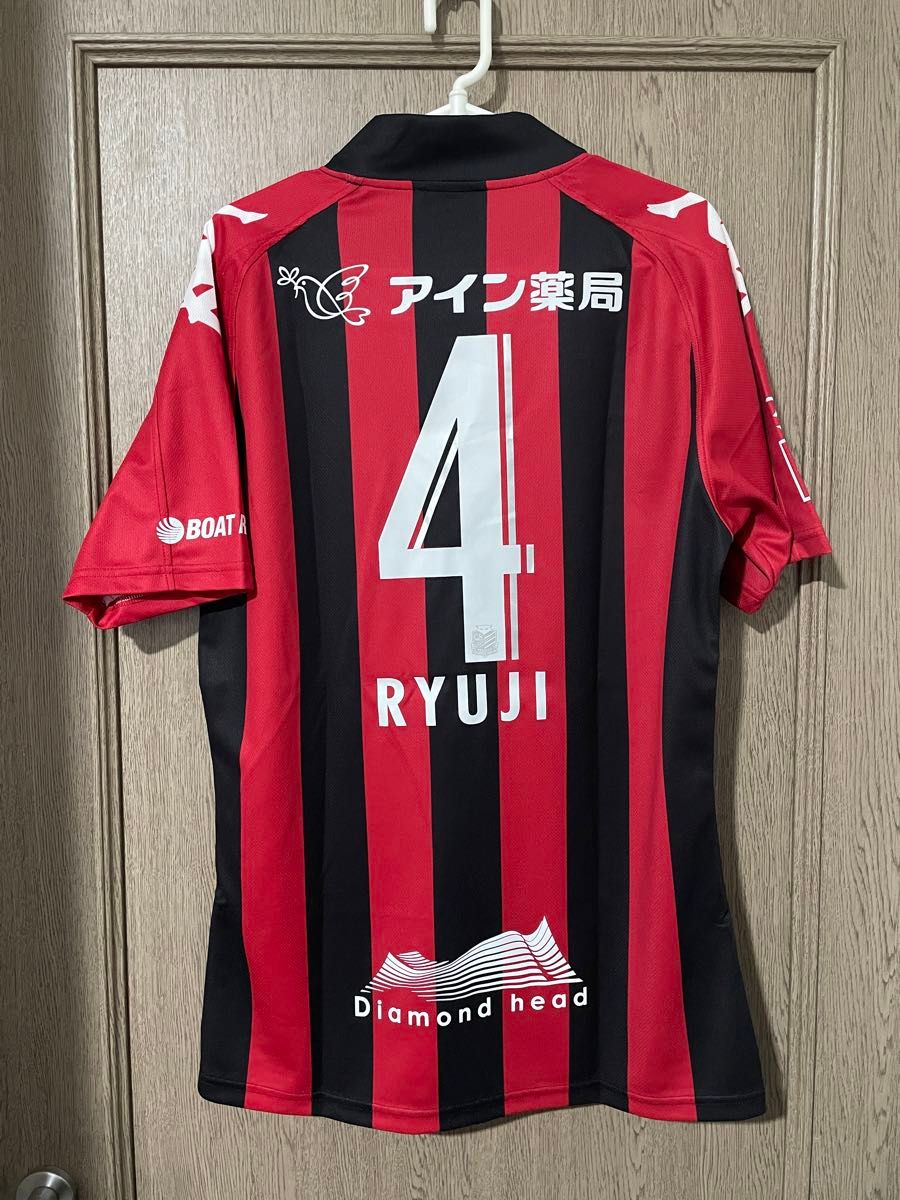 北海道コンサドーレ札幌 kappa  半袖 ユニフォーム 河合竜二 引退記念 限定 Oサイズ