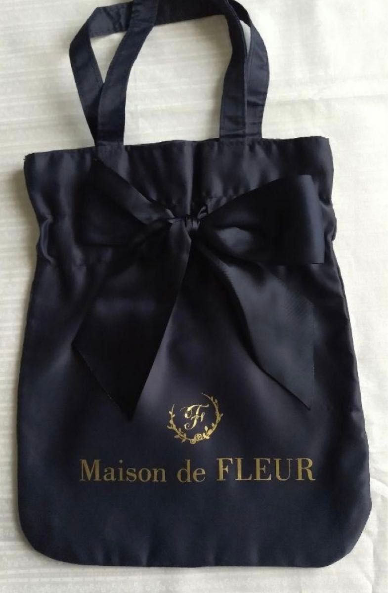 美品！！【新品・未使用品】Maison de FLEUR 2wayリボンバッグ　美人百花付録　大人気　お洒落　