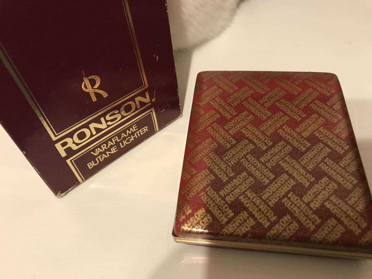 新品未使用RONSONの素敵なライター箱付き￥500から_画像4