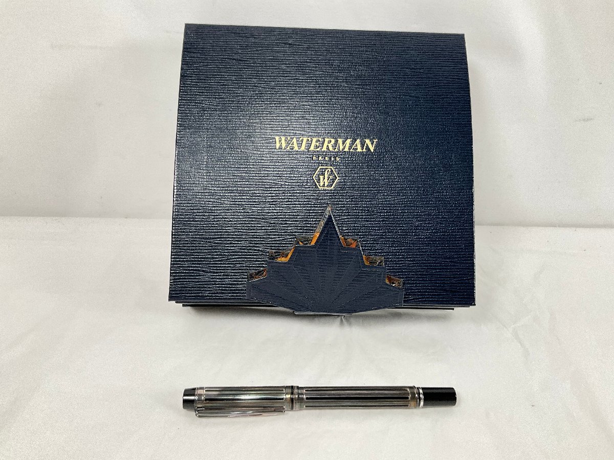 ★ジャンク WATERMAN ウォーターマン 万年筆 NIGHT&DAY ペン先 18K 中古 1円スタート★_画像1