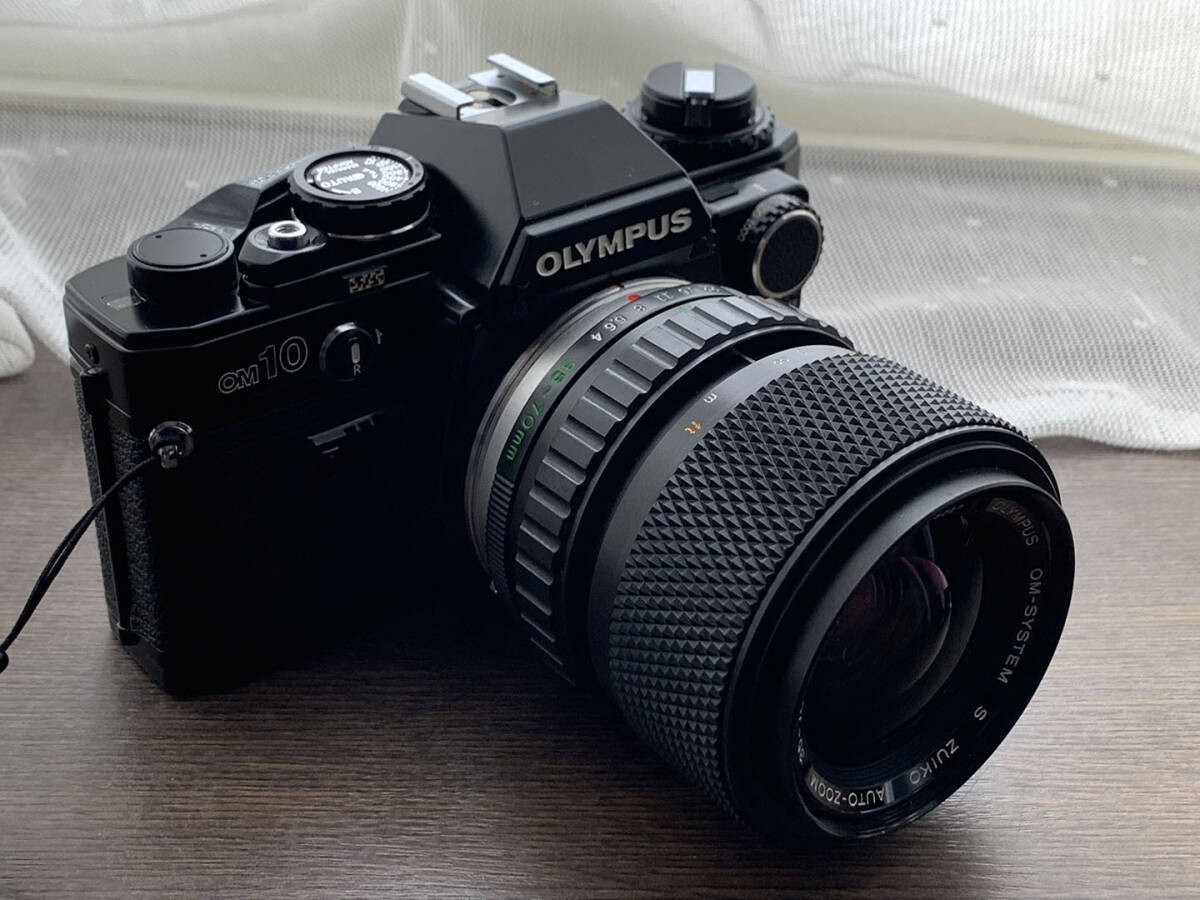 【美品】OLYMPUS OM10 マニュアルアダプター レンズ3枚付き (28mm、19-35mm、35-70mm) 35mm フィルムカメラ SLR_画像10