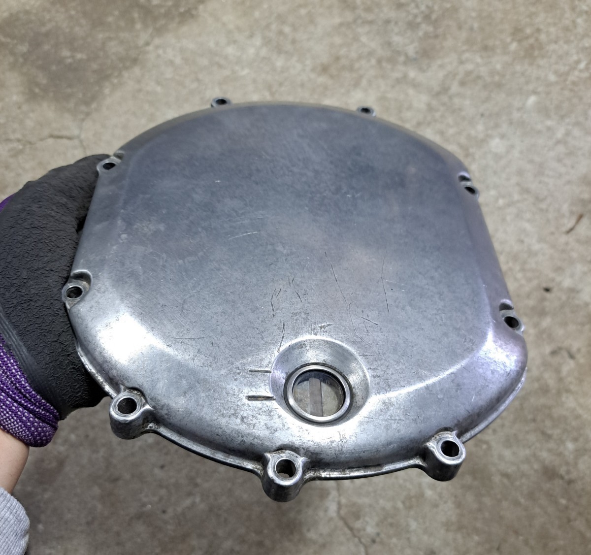 5 カワサキ 大型Z系 クラッチカバー Z1 Z2 Z750RS KZ1000 KZ900 Z1R Z750D Z750FX Z1000MK2 エンジン 当時物 ヨシムラ キジマ コニー_画像2