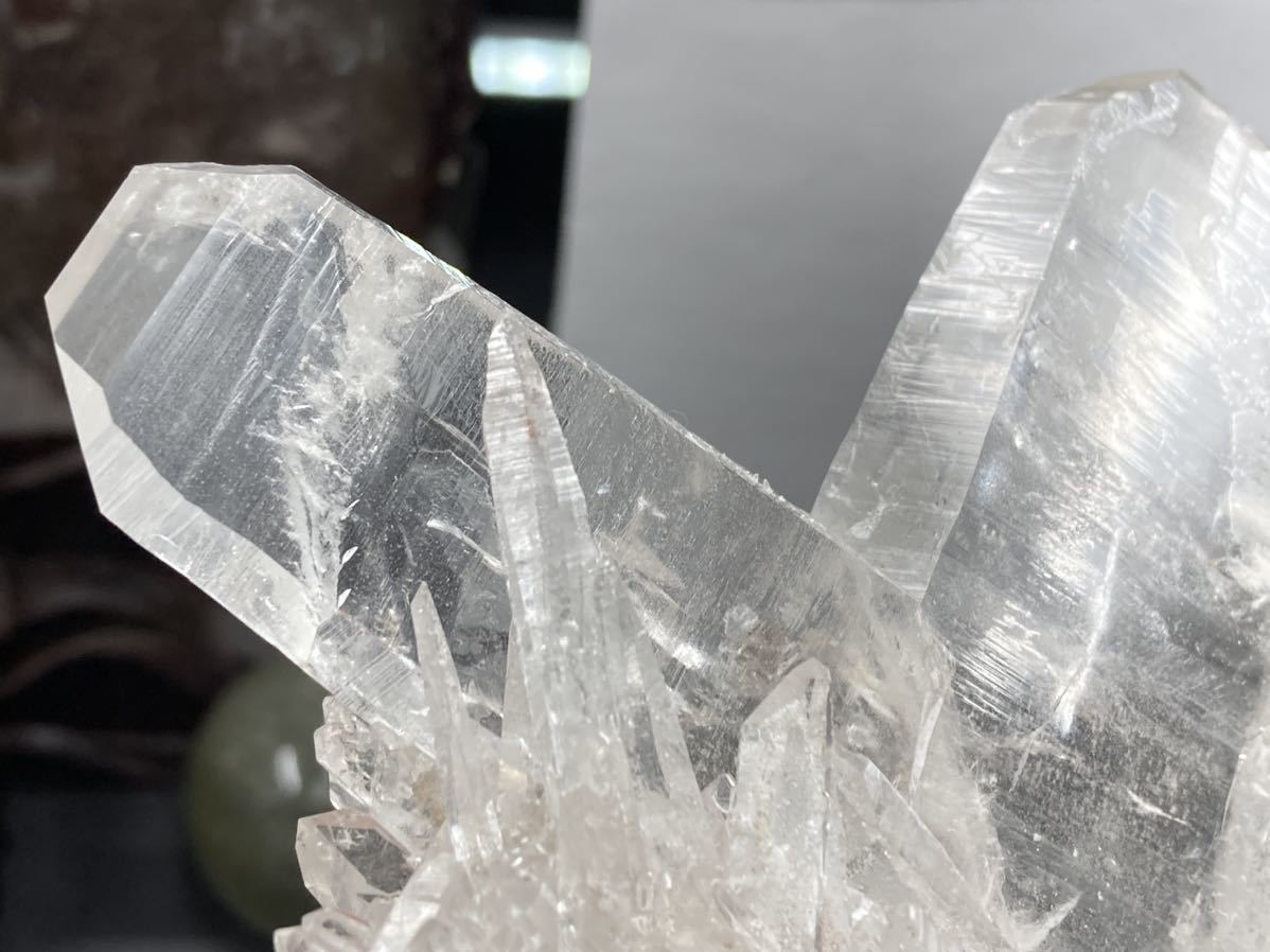 【希少】ネパール マカルー産 水晶 日本式双晶 約267g 1005_画像3