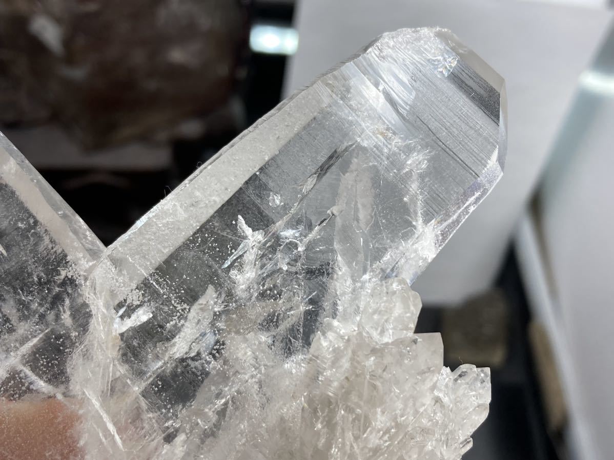 【希少】ネパール マカルー産 水晶 日本式双晶 約267g 1005_画像8