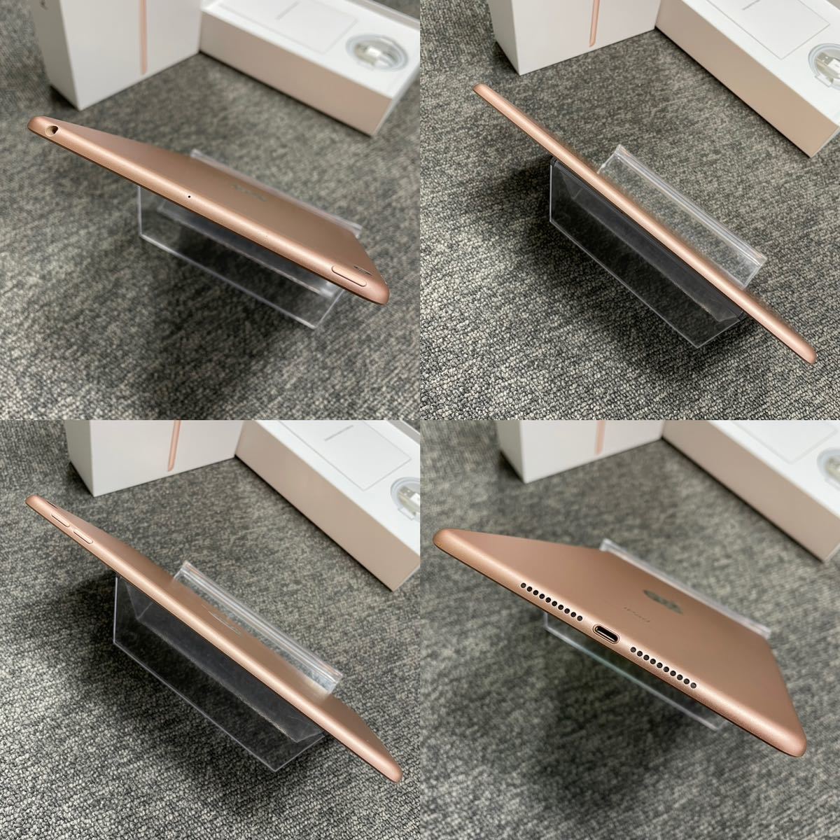 【中古品】Apple iPad mini（第5世代/2019） Wi-Fiモデル 64GB ゴールド MUQY2J/A 強化ガラス付_画像4