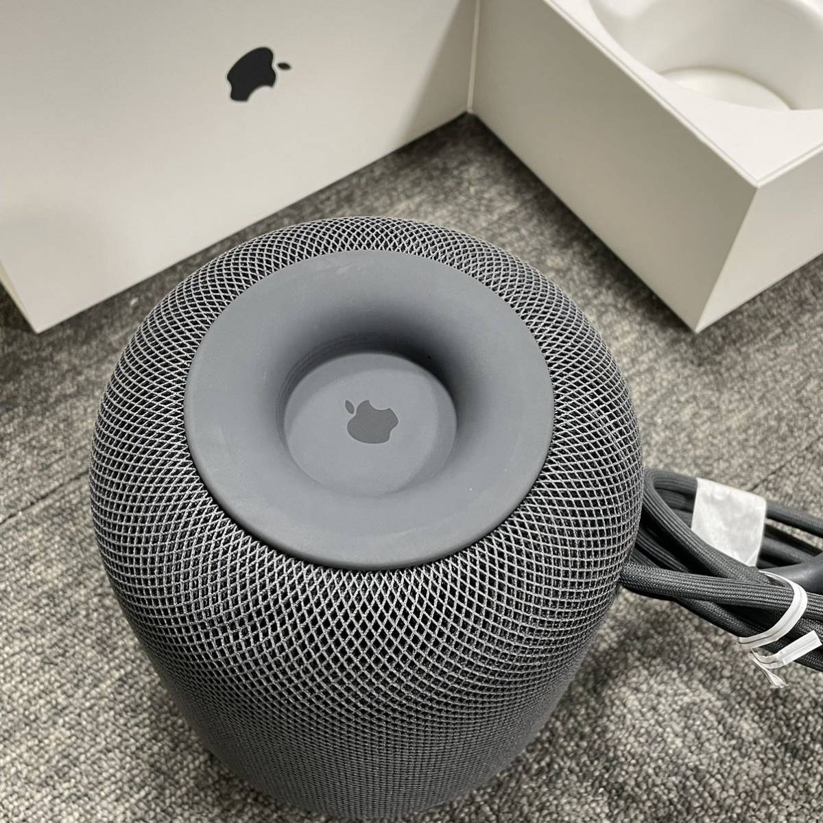 【未使用に近い】Apple HomePod (第1世代) スペースグレイ MQHW2J/A_画像2