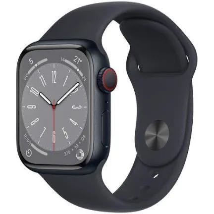 [ новый товар нераспечатанный ]Apple Apple Watch Series8 45mm Cellular midnight aluminium кейс / midnight спорт частота 