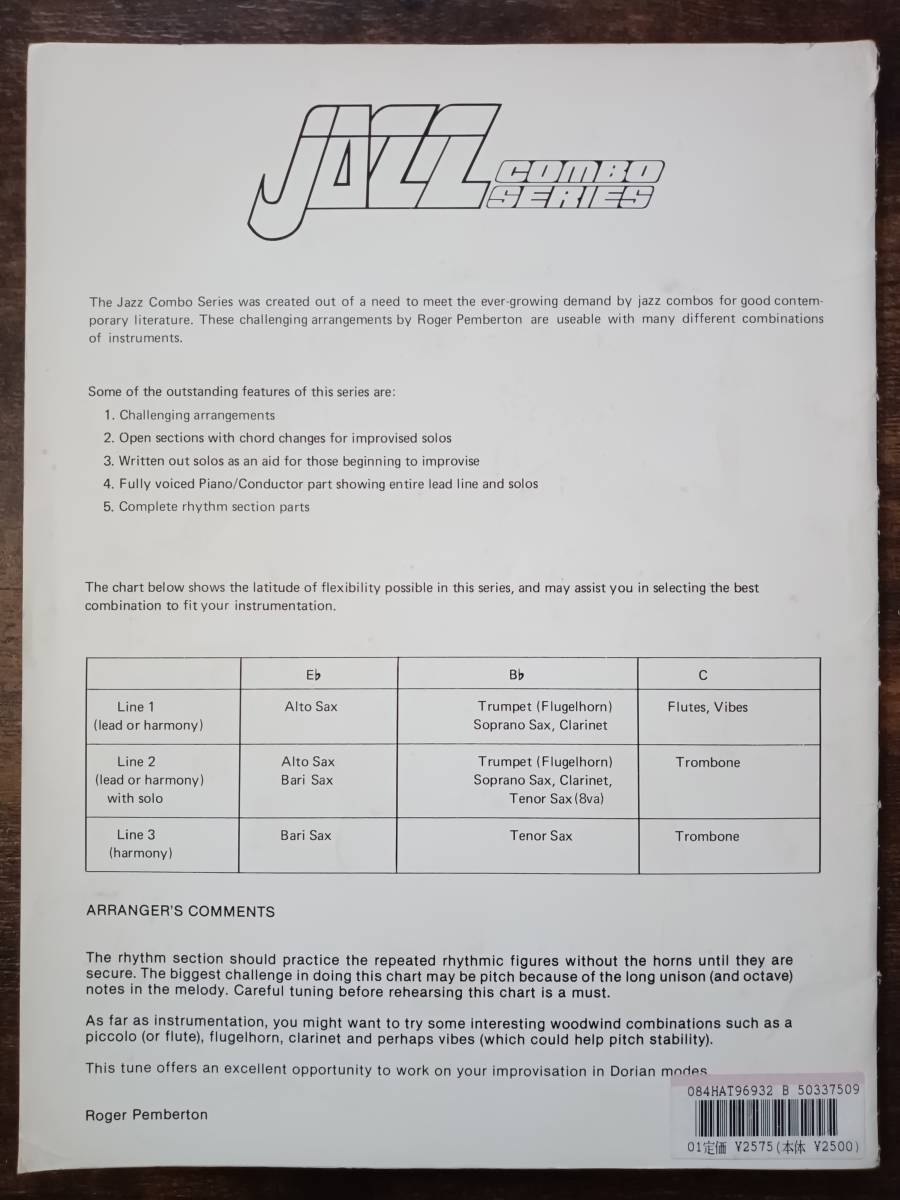  free shipping Jazz musical score is - Be * Hankook : place woman . sea MAIDEN VOYAGE Jazz * combo 