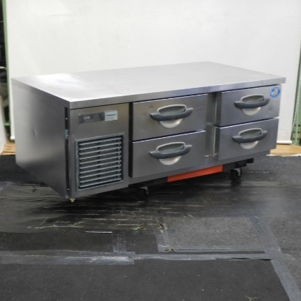 2018年製 パナソニック 冷蔵 低 ドロワー コールドテーブル SUR-DG1261-2B1 W120D60H55cm 62L 100V 74kg 引出し 2/3ホテルパン 代引不可_画像7