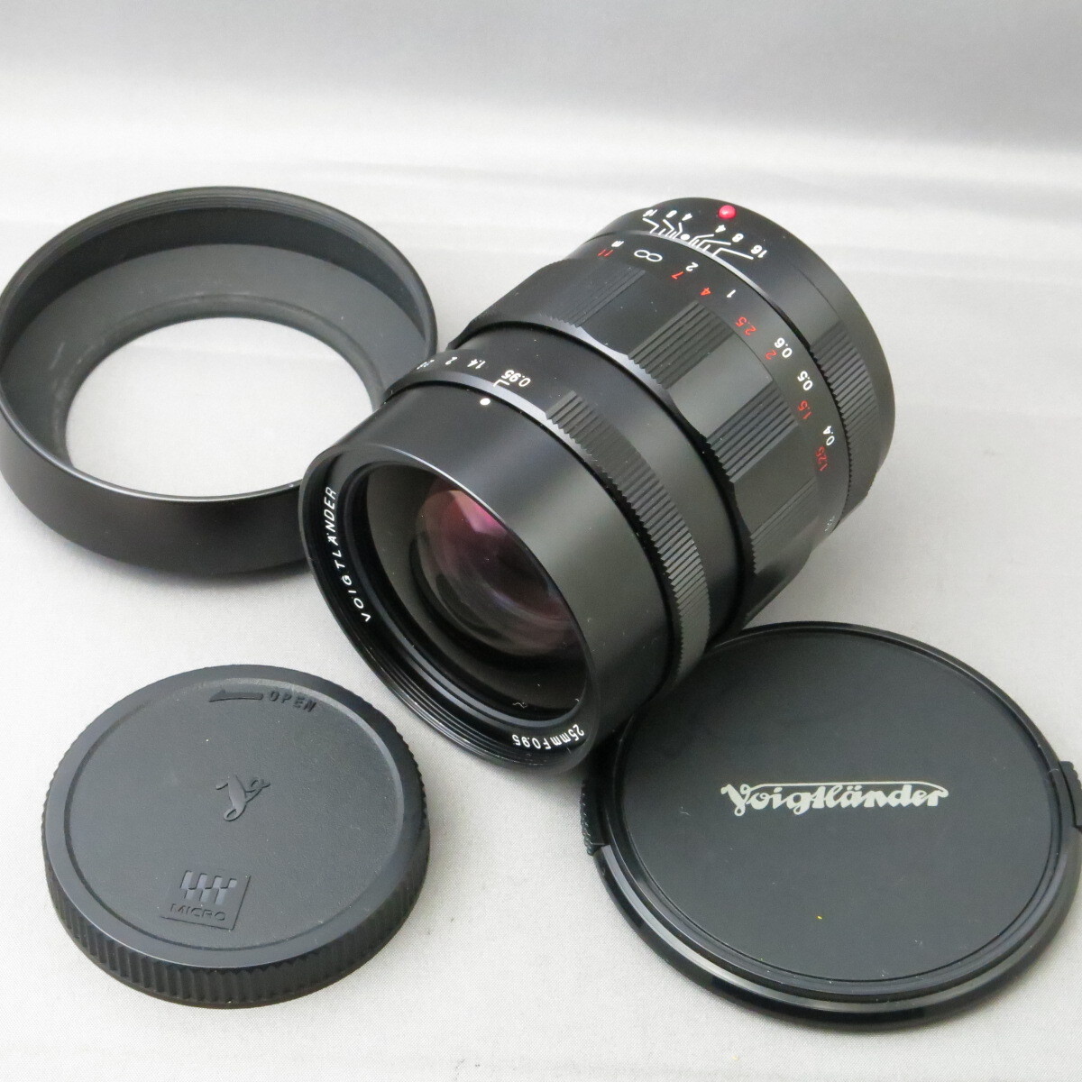 【美品】Voigtlanderフォクトレンダー　マイクロフォーサーズ用NOKTON25mmF0.95　マイクロフォーサーズ★NO.7990_画像1