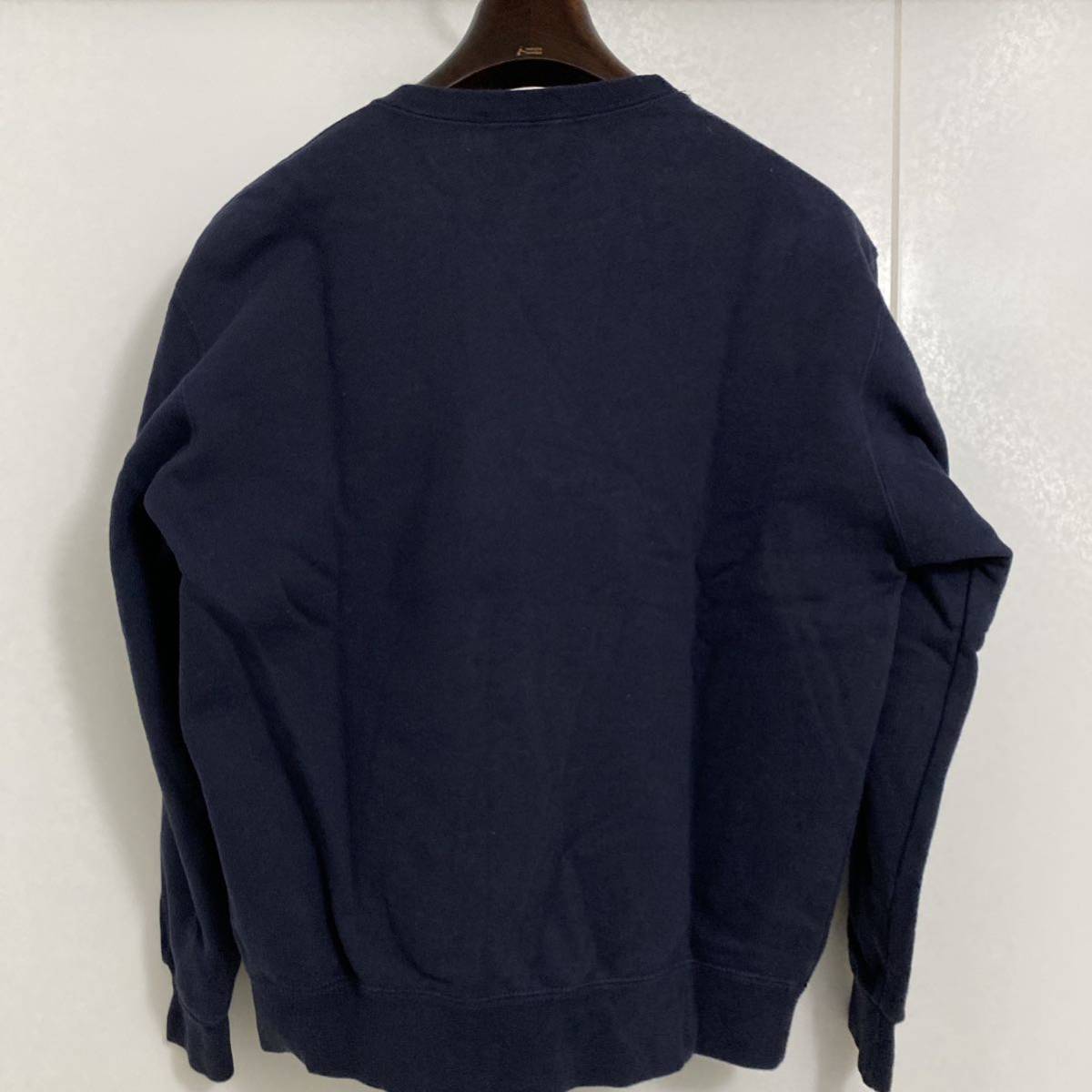 【関税込み】Undercoverism ブルー プリント スウェットシャツ Undercover スウェットシャツ Mサイズ ネイビー トレーナー