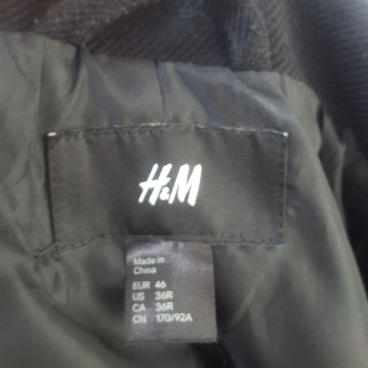 H&M チェスターコート EUR46