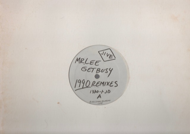 【廃盤12inch】Mr. Lee / Get Busy (1990 Remixes)_画像1