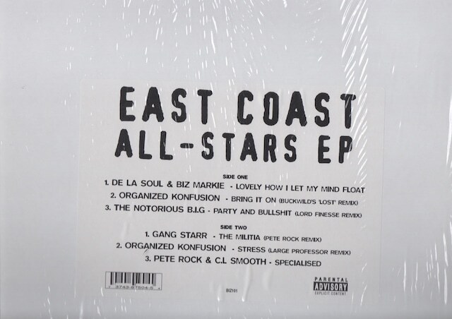 【廃盤12inch】VA / EAST COAST ALL-STARS EP_画像1