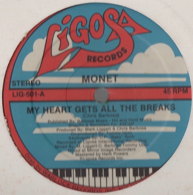 【廃盤12inch】MONET / MY HEART GETS ALL THE BREAKS_画像1