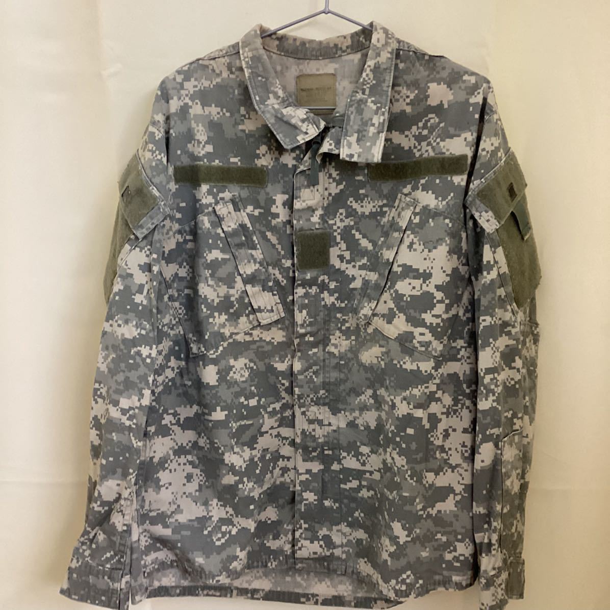 ◆U.S.ARMY 米陸軍【実物】ミリタリー 戦闘服　ACUデジタルカモフィールドジャケット　USED_画像1