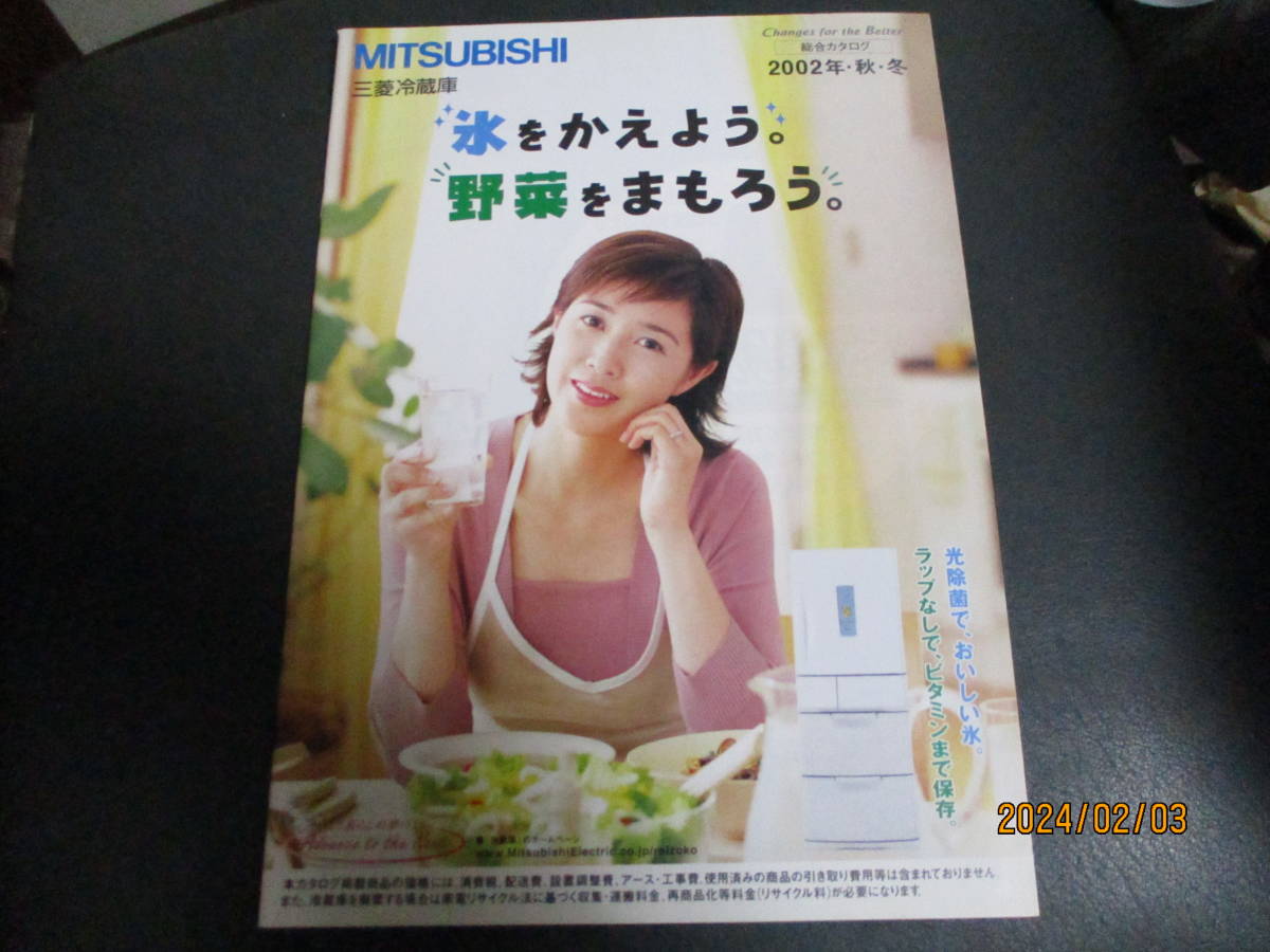 ** catalog * free shipping * super-rare * Kikuchi Momoko ** Mitsubishi refrigerator ** general catalogue **